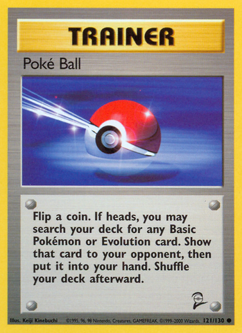 Poke Ball (121/130) [Base Set 2] 