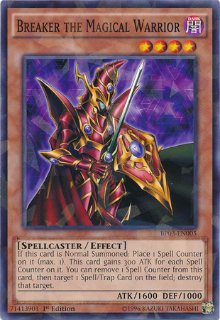 Breaker the Magical Warrior [BP03-EN005] Shatterfoil Rare 
