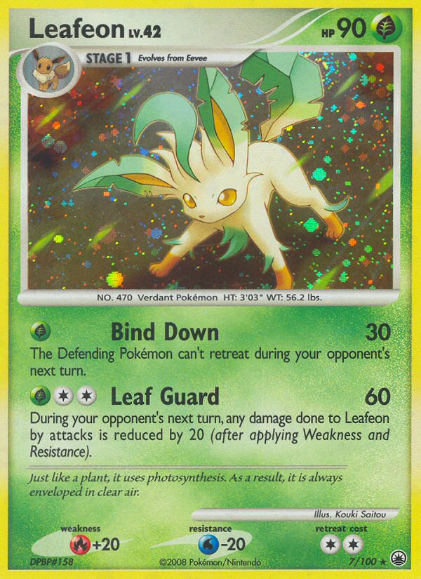 Leafeon (7/100) [Diamond &amp; Pearl: Majestic Dawn] 