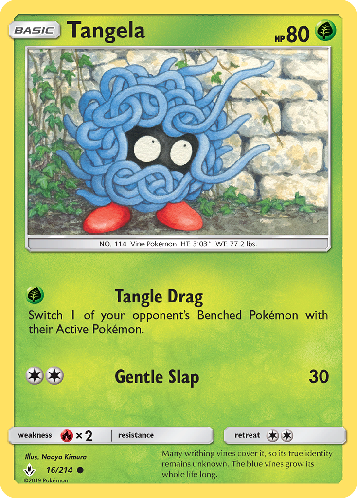 Tangela (16/214) [Sun &amp; Moon: Unbroken Bonds] 