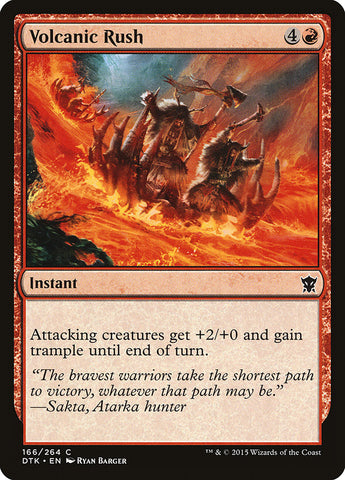 Volcanic Rush [Dragons of Tarkir] 