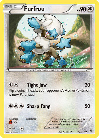 Furfrou (90/119) [XY: Phantom Forces] 