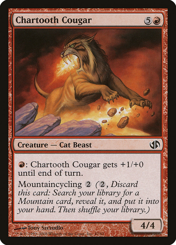 Chartooth Cougar [Duel Decks: Jace vs. Chandra] 