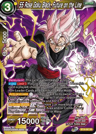 SS Rose Goku Black, Future on the Line (BT16-087) [Realm of the Gods] 
