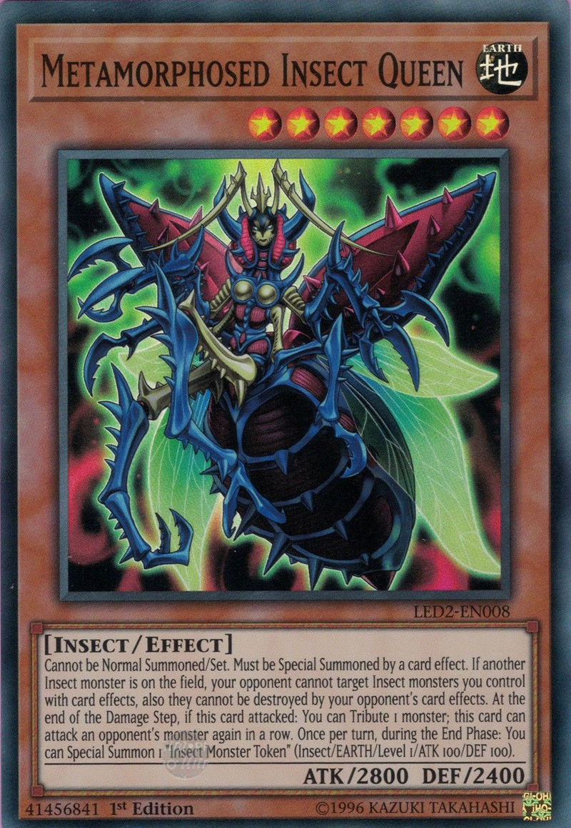 Metamorphosed Insect Queen [LED2-EN008] Super Rare 