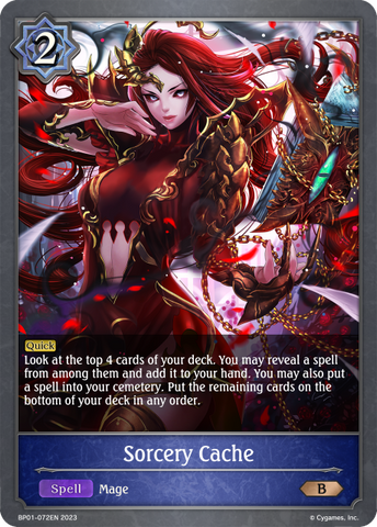 Sorcery Cache (BP01-072EN) [Advent of Genesis] 