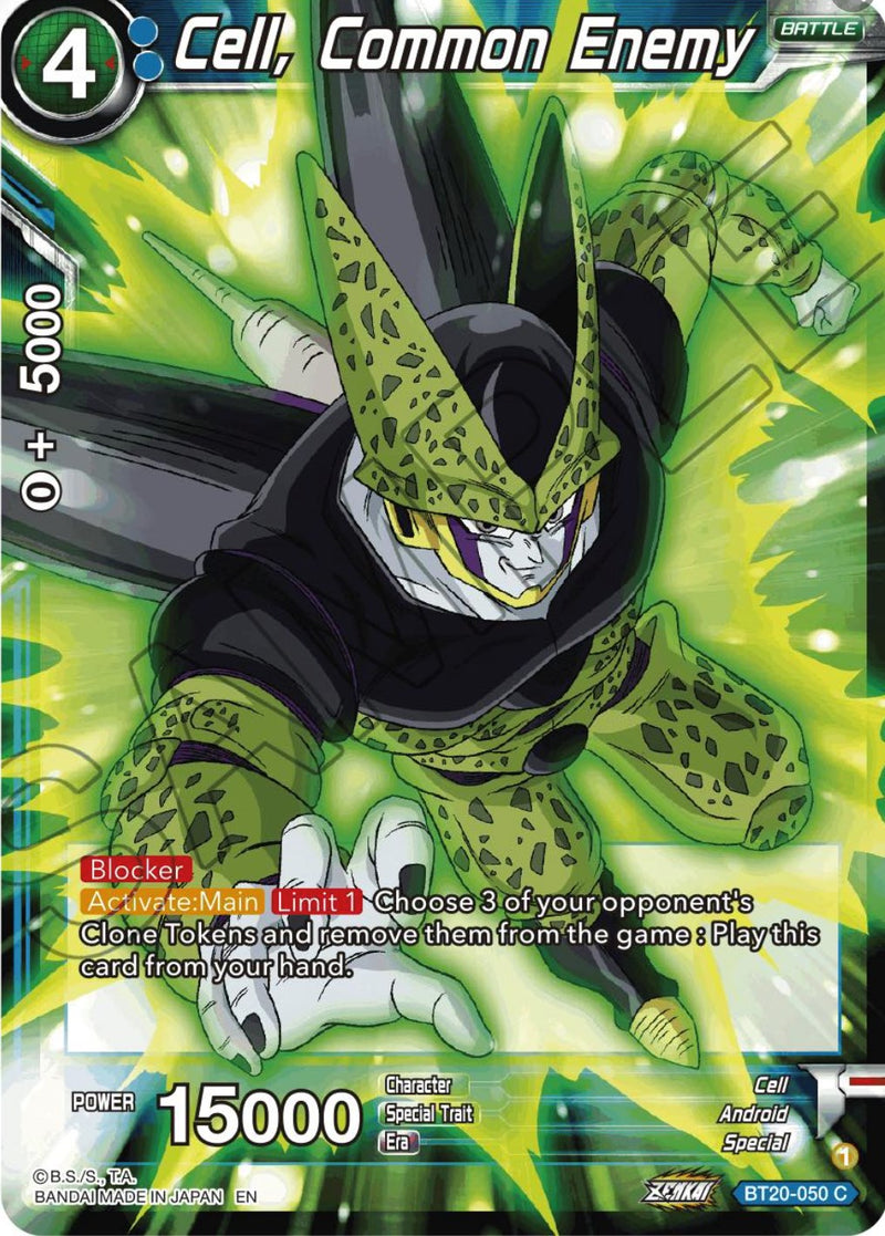 Cell, Common Enemy (BT20-050) [Power Absorbed] 