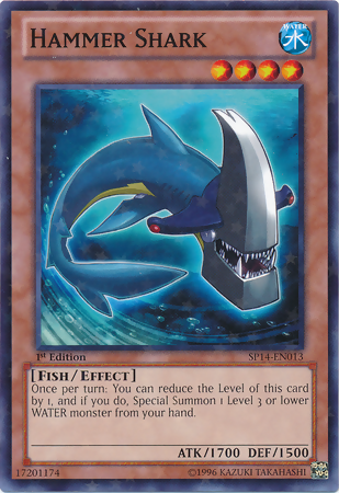 Hammer Shark [SP14-EN013] Starfoil Rare 