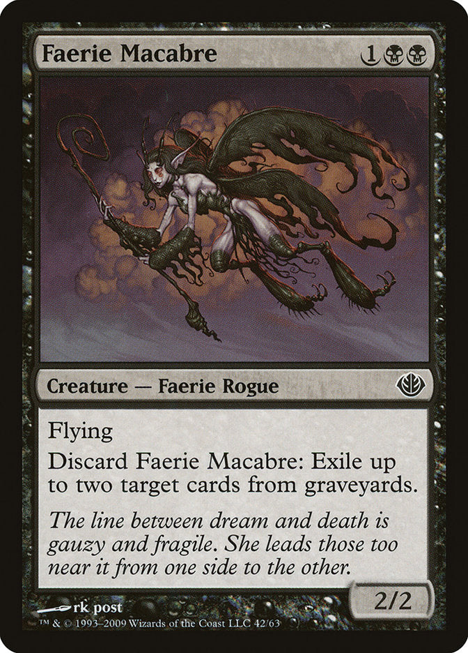 Faerie Macabre [Duel Decks: Garruk vs. Liliana] 