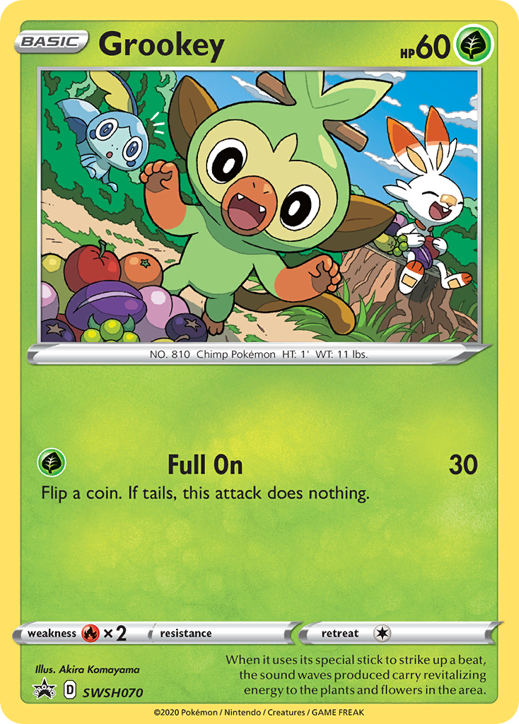 Grookey (SWSH070) [Sword &amp; Shield: Black Star Promos] 