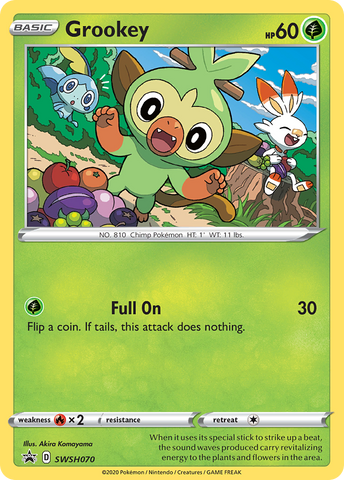 Grookey (SWSH070) [Sword &amp; Shield: Black Star Promos] 