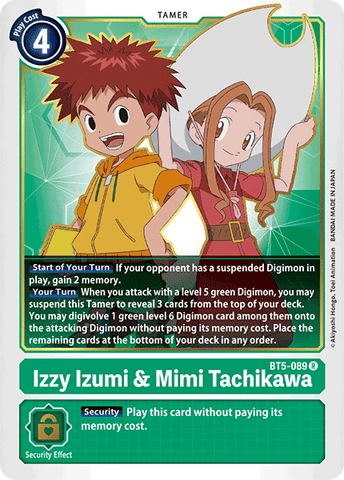 Izzy Izumi &amp; Mimi Tachikawa [BT5-089] [Battle of Omni] 
