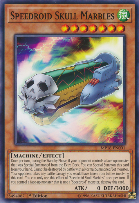 Speedroid Skull Marbles [MP18-EN001] Common 