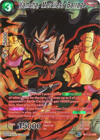 Yamcha, Merciless Barrage (SPR) (BT10-008) [Rise of the Unison Warrior 2nd Edition] 
