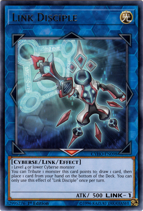 Link Disciple [CYHO-EN098] Rare 