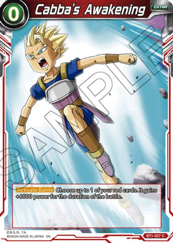Cabba's Awakening (Reprint) (BT1-027) [Battle Evolution Booster] 
