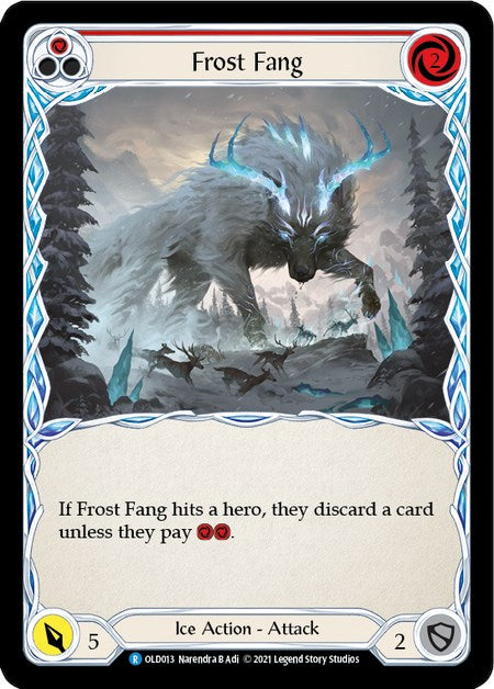 Frost Fang (Red) [OLD013] (Tales of Aria Oldhim Blitz Deck) 1st Edition Normal 