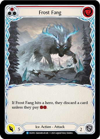 Frost Fang (Red) [OLD013] (Tales of Aria Oldhim Blitz Deck) 1st Edition Normal 