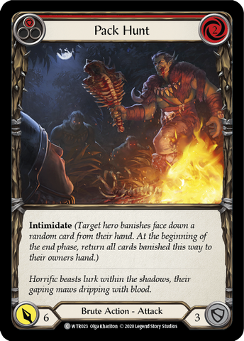 Pack Hunt (Red) [U-WTR023] (Welcome to Rathe Unlimited) Unlimited Rainbow Foil 