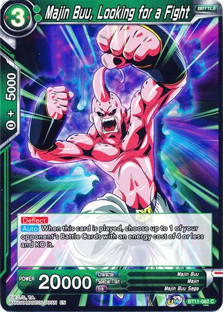 Majin Buu, Looking for a Fight (BT11-082) [Vermilion Bloodline] 