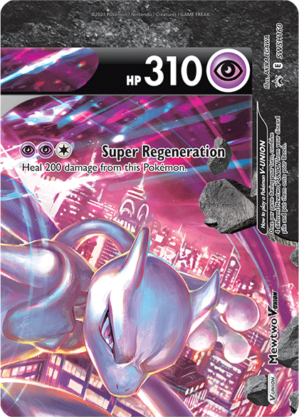 Mewtwo V-Union (SWSH160) [Sword &amp; Shield: Black Star Promos] 