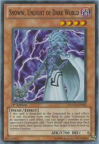 Snoww, Unlight of Dark World [SDGU-EN002] Super Rare 