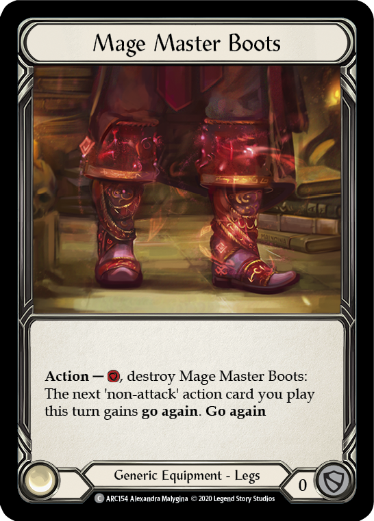 Mage Master Boots [U-ARC154] (Arcane Rising Unlimited) Unlimited Normal 