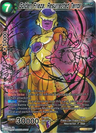 Golden Frieza, Resurrected Terror (SPR) (BT1-086) [Galactic Battle] 