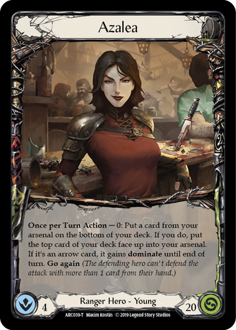 Azalea // Nebula Blade [ARC039-T // ARC077-T] (Arcane Rising) 1st Edition Normal 