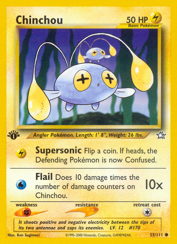 Chinchou (55/111) [Neo Genesis 1st Edition] 