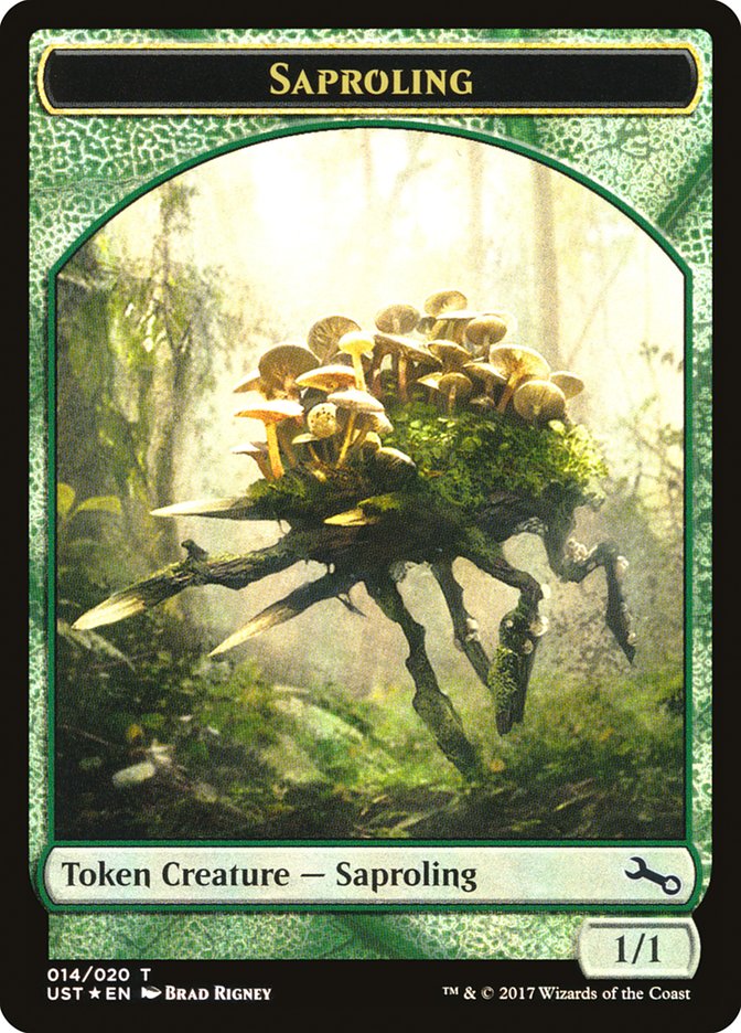 Saproling // Saproling Double-Sided Token [Unstable Tokens] 