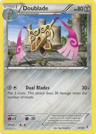 Doublade (23/30) [XY: Trainer Kit 1 - Bisharp] 