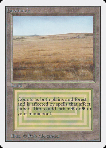 Savannah [Unlimited Edition] 