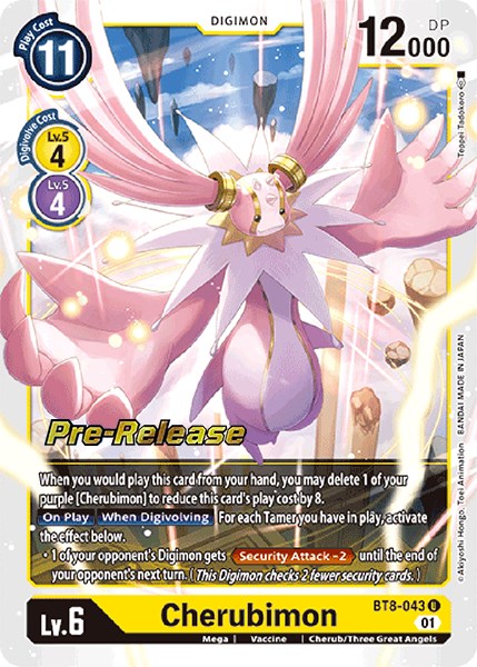 Cherubimon [BT8-043] [New Awakening Pre-Release Cards]