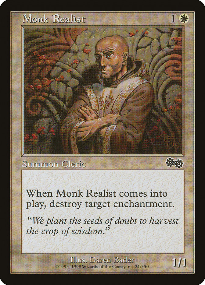 Monk Realist [Urza's Saga] 