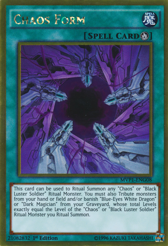 Chaos Form [MVP1-ENG08] Gold Rare 