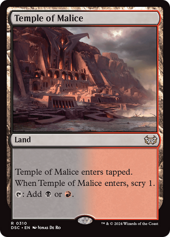 Temple of Malice [Duskmorn: House of Horror Commander] 