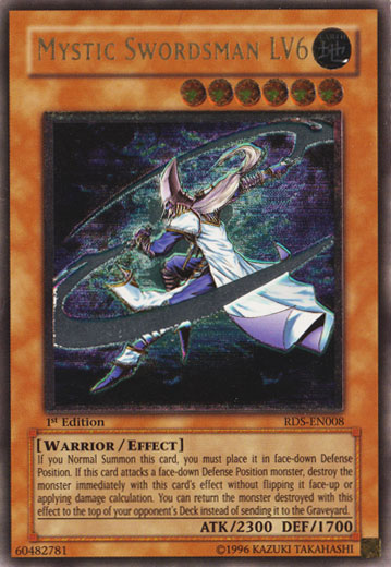 Mystic Swordsman LV6 [RDS-EN008] Ultimate Rare 