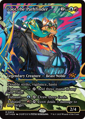 Loot, the Pathfinder (Showcase) [Aetherdrift] 