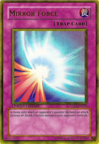 Mirror Force [GLD1-EN039] Gold Rare 