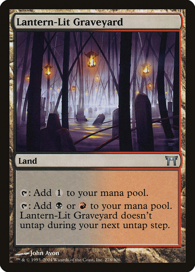Lantern-Lit Graveyard [Champions of Kamigawa] 