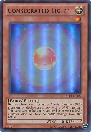Consecrated Light [AP04-EN006] Super Rare 