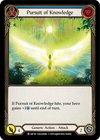 Pursuit of Knowledge [U-ARC161] (Arcane Rising Unlimited) Unlimited Rainbow Foil 