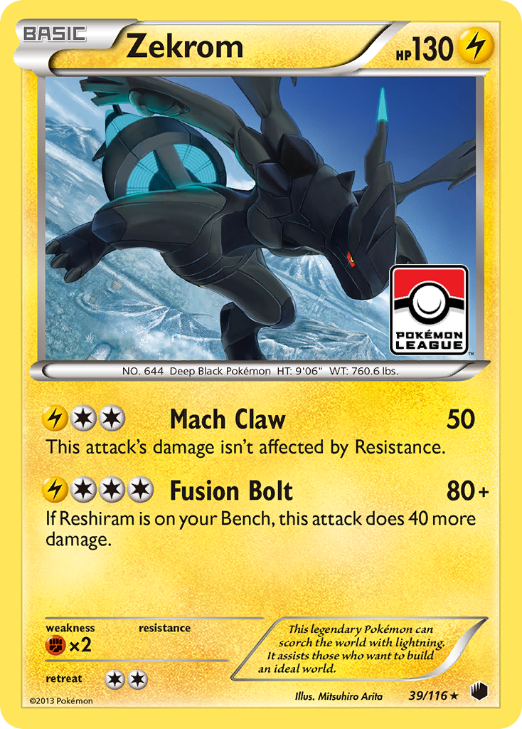 Zekrom (39/116) [Black &amp; White: Plasma Freeze] 