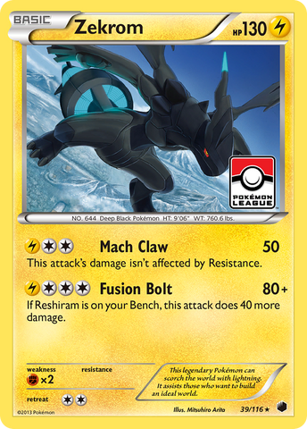 Zekrom (39/116) [Black &amp; White: Plasma Freeze] 