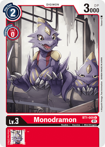Monodramon [BT1-009] (Alternative Art) [Starter Deck: Gallantmon] 
