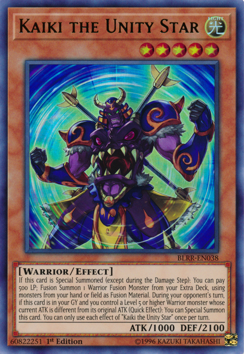 Kaiki the Unity Star [BLRR-EN038] Ultra Rare 