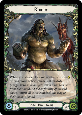 Rhinar // Dorinthea [WTR002-T // WTR114-T] (Welcome to Rathe) Alpha Print Normal 