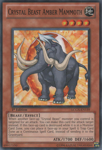 Crystal Beast Amber Mammoth [LCGX-EN159] Common 