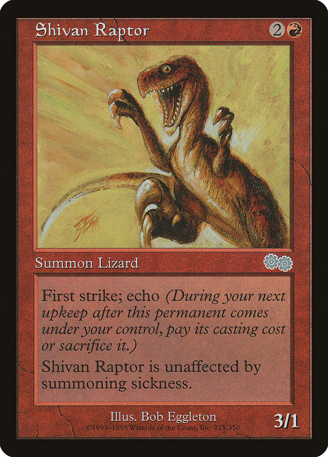 Shivan Raptor [Urza's Saga] 